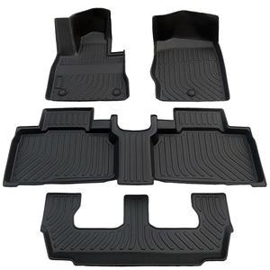 Alfombrillas para el maletero del coche, accesorios para todo tipo de clima, 3D, para <span class=keywords><strong>Ford</strong></span> <span class=keywords><strong>Explorer</strong></span>, 7 asientos, 2020-2022 - Product Image 1