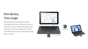 New 12.2 Inch Công Nghiệp Gồ Ghề Máy Tính Xách Tay 1920X1200 LED Màn Hình Cảm Ứng 8G + 128G Octa Lõi <span class=keywords><strong>Android</strong></span> 11 4G Máy Tính Bảng Intel - Product Image 2