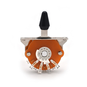 Công Tắc Chọn Pickup 3/5 Chiều Của Guitar Điện Với Núm Đen/Trắng/Vàng - Product Image 2