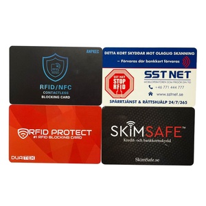 Gran oferta antirrobo RFID y NFC Tarjeta de bloqueo Protector de tarjeta de crédito Anti Skimming Card - Product Image 1