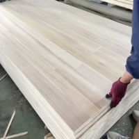Hengyu bois usine paulownia bord collé conseil/volet pour cercueil paulownia bois