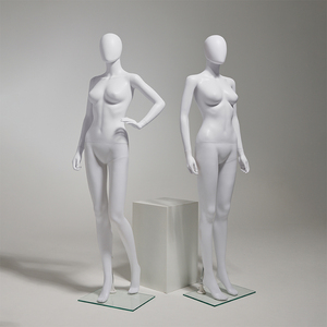 Maniquí de Plástico PP de Alta Calidad <span class=keywords><strong>y</strong></span> Bajo Costo, Cuerpo Completo Sin Pintar, Ecológico, Blanco Natural, Soporte de Exhibición Masculino <span class=keywords><strong>y</strong></span> Femenino - Product Image 5