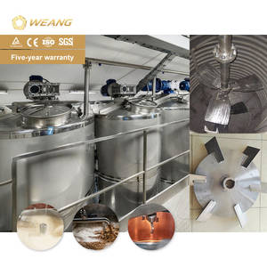 מערבל תעשייתי עם אימפלר טורבינה בעל להב ישר ושטוח - Product Image 2