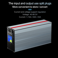 Chargeur de batterie portable 48V 60V 72V 25A pour batterie EV RV