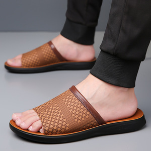Nouvelles sandales d'été pour hommes 2025, respirantes, à bout ouvert, style décontracté, simples, tendance, polyvalentes, jeunes, grande taille <span class=keywords><strong>48</strong></span> - Product Image 2
