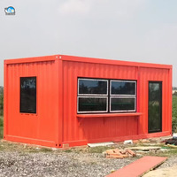 Maison préfabriquée mobile en kit, maison modulaire portable de 10 pieds, 20 pieds, 30 pieds, 40 pieds, conteneur d'expédition
