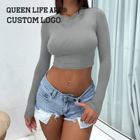 T-shirt vintage personnalisé pour femmes Crop Top pour surdimensionné Crop Top Imprimé 3D Design Cotton Retro Crop Tops Aka t-shirt pour femmes