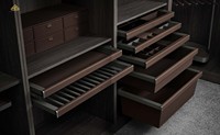 Armoire de chambre moderne pour la maison, unité portable, bois écologique, grande capacité, durable, facile à installer, aménagement flexible
