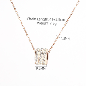 Elegant Fashion Gold <b>Chain</b> Necklace Jewelry Dainty Tiny Charm Women Choker Pendant Necklace 18K Gold Plated 316L Stainless - Product Image 4