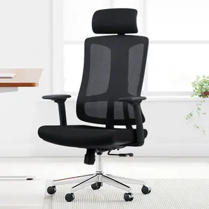 2022 사무실 의자 제조 녹색 인체 공학적 의자 편안한 조절 회전 메쉬 사무실 의자 머리 받침