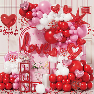 Set de Decoración para Fiesta de San Valentín con Anillo de Propuesta, Globos de Aluminio y Látex, Decoración para Escenas Románticas de Año Nuevo - Product Image 3