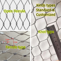 Maille de câble métallique décorative en acier inoxydable pour garde-corps de balcon et filet de façade d'atrium