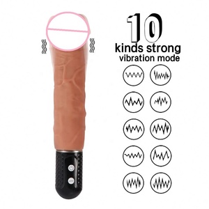 Gode vibrant réaliste <span class=keywords><strong>pour</strong></span> femmes adultes, jouet sexuel et érotique, <span class=keywords><strong>masseur</strong></span>, doux, masturbation féminine - Product Image 2