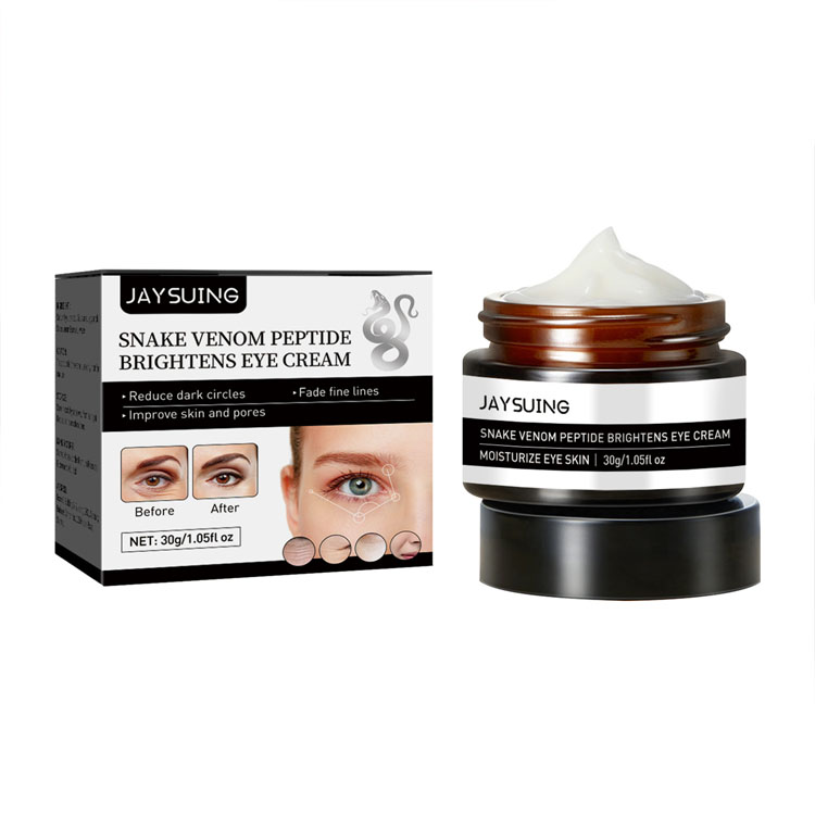 New Arrival JAYSUING 30g Snake Venom Peptide Brightens Eye Cream Reduce Dark Circles Moisturizing Skin Eye Cream