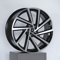 Prix d'usine, jantes en alliage multi-rayons noires et argentées à 5 trous de 17, 18 et 19 pouces, 100/112, pour VW Golf 7 Mk6 Mk7 R GTI