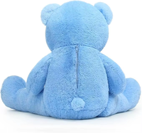 Enfants charmant câlin bleu géant ours en peluche peluche jeter poupée émotionnelle soulager meilleurs cadeaux 47 pouces mignon peluche jouet