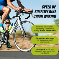 Bloc de cire dégraissante thermofusible pour chaîne de vélo 150g pour l'entretien des chaînes de vélos de route, VTT, gravel et vélos électriques 150g OEM