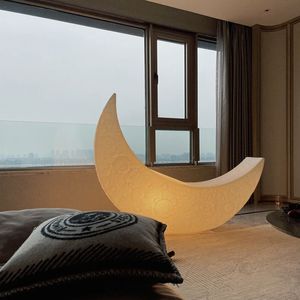 Lampe LED en forme de croissant imperméable, moderne, alimentée par énergie solaire/batterie, pour <span class=keywords><strong>salon</strong></span>, chambre à coucher, zone de loisirs, décoration intérieure créative - Product Image 1