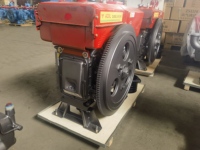 Moteur diesel monocylindre refroidi par eau ZS1100 12 CV 11,03 kW Norme d'émission Euro 3 Démarrage électrique/à lanceur Facile à utiliser pour bateau