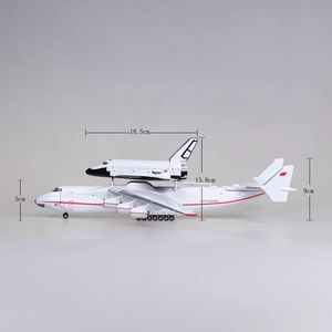 Modelo de Avión de Transporte An-225 Mriya a Escala 1:200 con Nave Espacial <span class=keywords><strong>Buran</strong></span>, Modelo de Exhibición de Escritorio Ruso AN-225 - Product Image 2