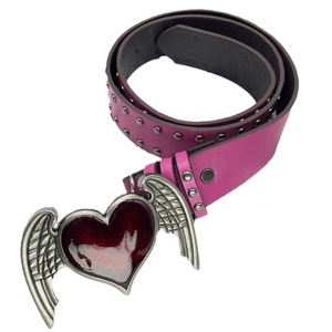 Punk Y2K Hip Hop ceinture taille femme <span class=keywords><strong>ailes</strong></span> d'amour cornes du <span class=keywords><strong>diable</strong></span> Rivets nouvelle épice filles sous-culture décontracté PU clouté pour un usage quotidien - Product Image 5