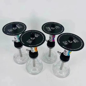 2026 gran oferta Hookah de lujo de cuatro tubos de vidrio con patrón de águila Haookah para fumar Shisha Set Hookah grande - Product Image 3