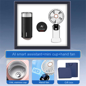 Set Regalo Natalizio con Altoparlante AI Smart per Aziende, Bottiglia Termica con Stampa UV, Logo Personalizzato, Regalo Aziendale per Riunioni ed Eventi in Ufficio - Product Image 3