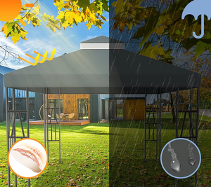 Elegant <b>Garden</b> Shelter Patio Canopy <b>Tent</b> with Pergola and Gazebo Design <b>for</b> Outdoor - Product Image 4