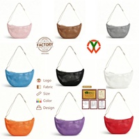 Sac Hobo Léger en Maille Personnalisable (Couleur & Logo) – Sac à Bandoulière Décontracté Doux et Résistant Grande Capacité avec Pochette Organisateur pour Usage Quotidien