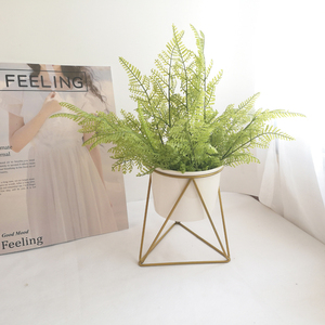 <span class=keywords><strong>Support</strong></span> de pot de plante moderne de haute qualité <span class=keywords><strong>support</strong></span> de <span class=keywords><strong>fleur</strong></span> d'intérieur en fil métallique avec fonction de roulement pour le type d'emballage de bureau ou de sol - Product Image 5
