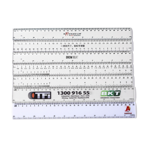 Customized 30cm plastic transparent ruler drawing drawing art tools student stationery plastic ruler