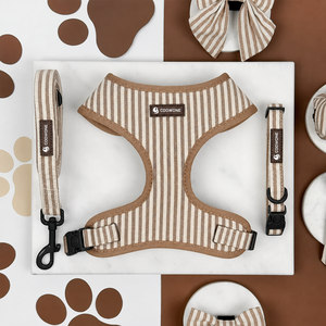 Conjunto de Arnés Personalizado para Perro de Lujo, Correa y Collar Ajustables para Cachorro, Bolsa para Heces de Mascota, Arnés y Correa Transpirables de Neopreno para Perro - Product Image 2