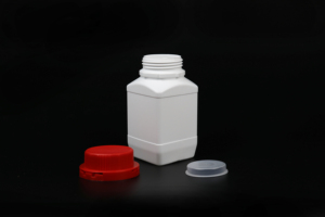 Bouteilles en plastique HDPE carrées blanches et noires de 250 ml, 500 ml, 1000 ml avec bouchon à vis personnalisé pour réactifs chimiques, liquides, poudres et médicaments - Product Image 6