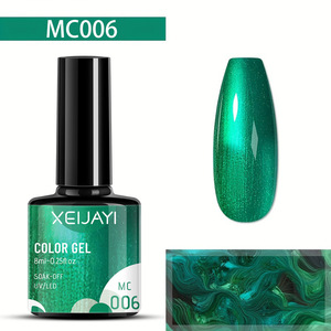 Vernis à ongles gel pailleté 7 couleurs 8ml, longue tenue, en poudre, semi-permanent, à retirer par trempage, gel UV LED pour salon de manucure - Product Image 6