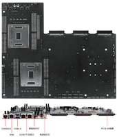 Serveur Barebone monté en rack Zynshield 1U double Intel Xeon E5-V3/V4 8 * DIMM DDR4 ECC Max.256GB 2 * M.2 3 * PCIE X8 pour extension SFP SFP +