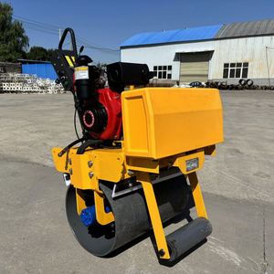 Nueva llegada Mini Road Roller Machine Single Drum Earth Vibratory Road Roller Venta directa de fábrica Motor Bomba Gear Core - Product Image 6