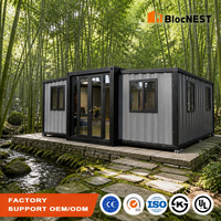 BlocNEST Maison conteneur extensible familiale, bungalow modulaire préfabriqué pour le camping et la vie en famille
