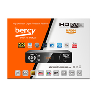 Décodeur Atmos BERCY TG-X22 Nouveau Récepteur Satellite Décodeur Numérique DVB-S2 H.265/HEVC Sunplus 2507L Boîtier Décodeur Récepteur Émetteur
