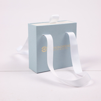 Sunny Pack Boîte à tiroirs en papier Emballage de bijoux Bague Boucles d'oreilles Collier Bracelet Cadeau Boîtes d'emballage de bijoux avec poignée