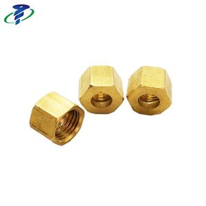 High Precision Brass CNC Turning Parts Brass Nut <b>Fastener</b> - Product Image 5