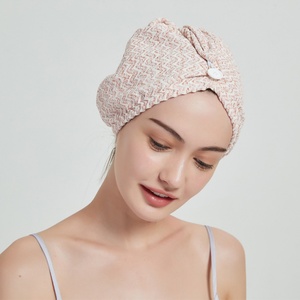 Turbante Absorbente de Fibra Ultrafina Estilo Americano para Secar el Cabello de Niños, Nueva Tecnología, Color Negro, Venta al Por Mayor - Product Image 3