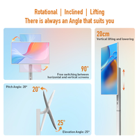 Focuseen - Televisor Inteligente Portátil Interactivo con Pantalla Táctil Capacitiva de 10 Puntos, 32 Pulgadas, Android 13, Full HD, 8GB+128GB, Venta al por Mayor de Fábrica