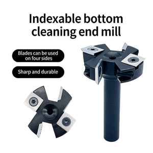 TOOLSWANG Insert-Style Spoilboard End Mill 3 Flutes Replaceable Blades Machine <b>Tools</b> Woodworking ODM OEM 3F Planer Bit Power Too - Product Image 2