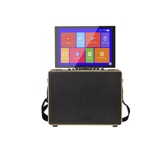 High Quality Portable Multifunctional Speaker with Screen, LED Lights,Support YouTube, Google for Party, Karaoke