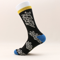Chaussettes de sport de football Chaussettes de compression bleu vert pour hommes et femmes
