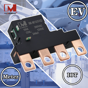 Relé de enganche de 2 polos para medidor inteligente, interruptor auxiliar <span class=keywords><strong>UC3</strong></span> 12V 60A 100A, 1 unidad - Product Image 2