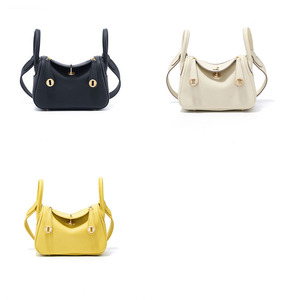 Sac seau en cuir souple pour femme, nouvelle collection été 2026, texture haut de gamme, design de niche, porté main ou en bandoulière - Product Image 3