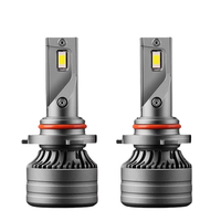Phare de voiture LED 50W, lumière de voiture LED efficace, dissipation thermique adaptée à diverses modifications de voiture, phare LED H4, éclairage LED automobile