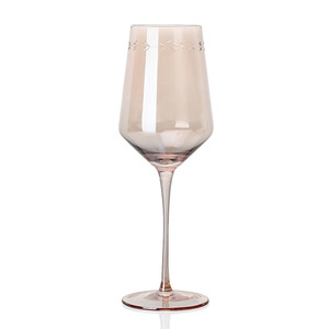 Bicchiere da Vino Creativo Verde Classico in Stile Minimalista Giapponese con Stelo, Motivo Fiori di Ciliegio Phnom Penh, Rosso per Vino - Product Image 5