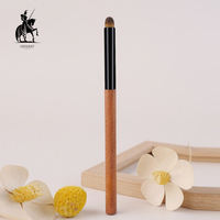 Kuas Concealer Rambut Sintetis Tupai Bionik Grosir Ujung Presisi Logo Kustom OEM Label Pribadi